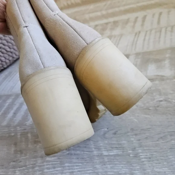 Dolce Vita Caster H2O Women's Suede Block Heel Ankle Boots - Picture 7 of 12